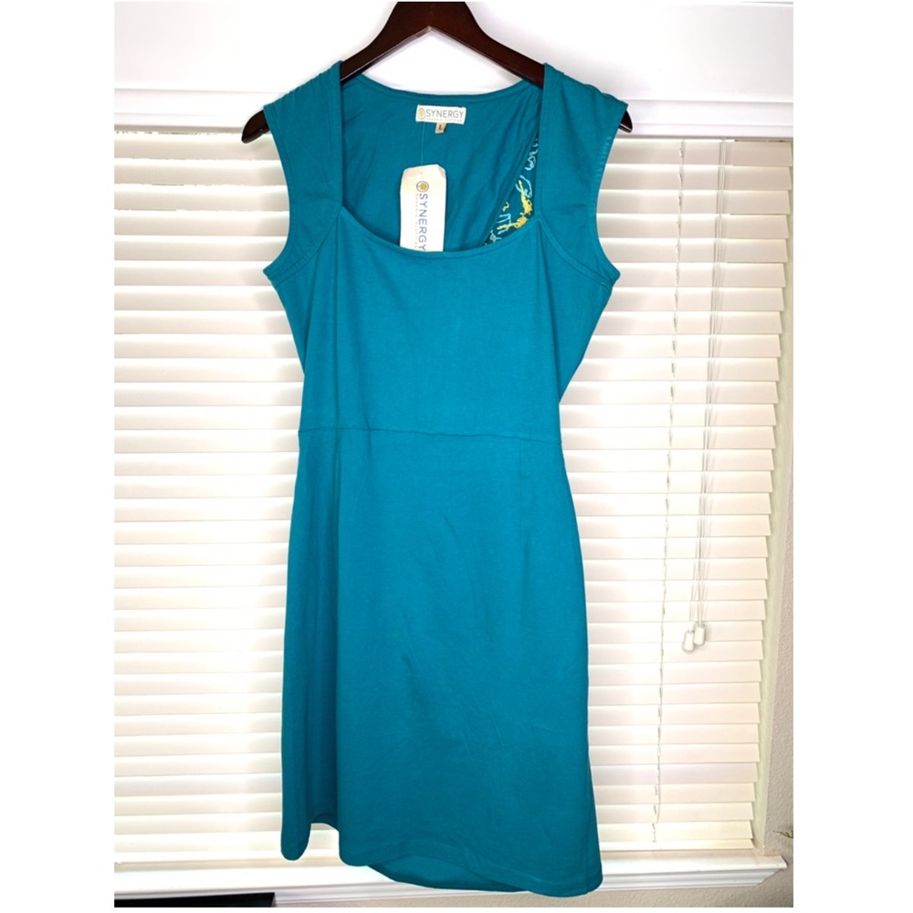 NWT Organic Cotton Open-Back Dress L